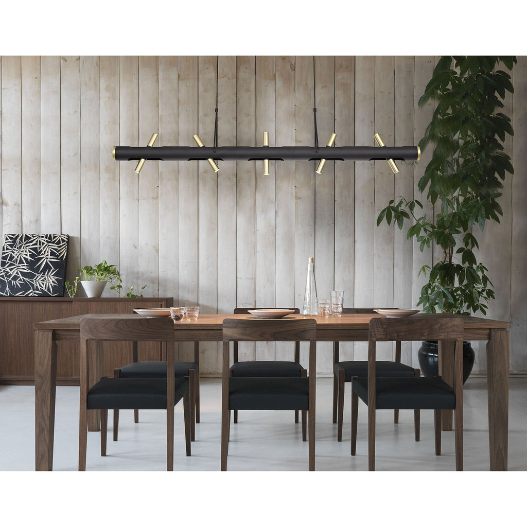 NL76699 Acoza Pendant LED Sand Black/Gold