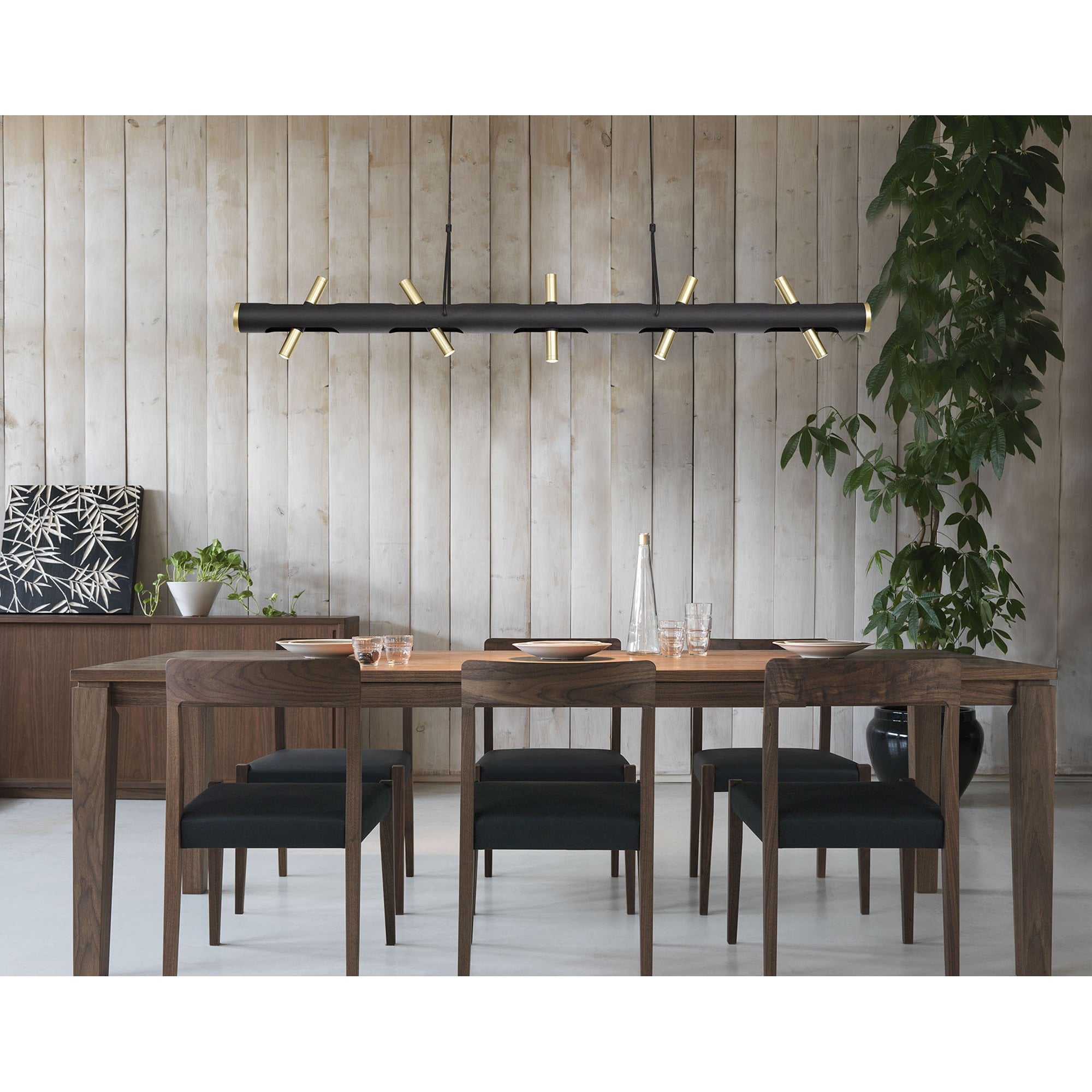 NL76699 Acoza Pendant LED Sand Black/Gold