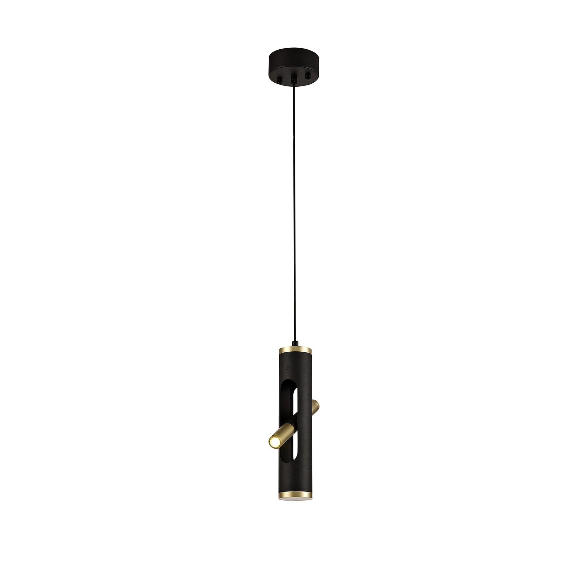 NL76699 Acoza Pendant LED Sand Black/Gold