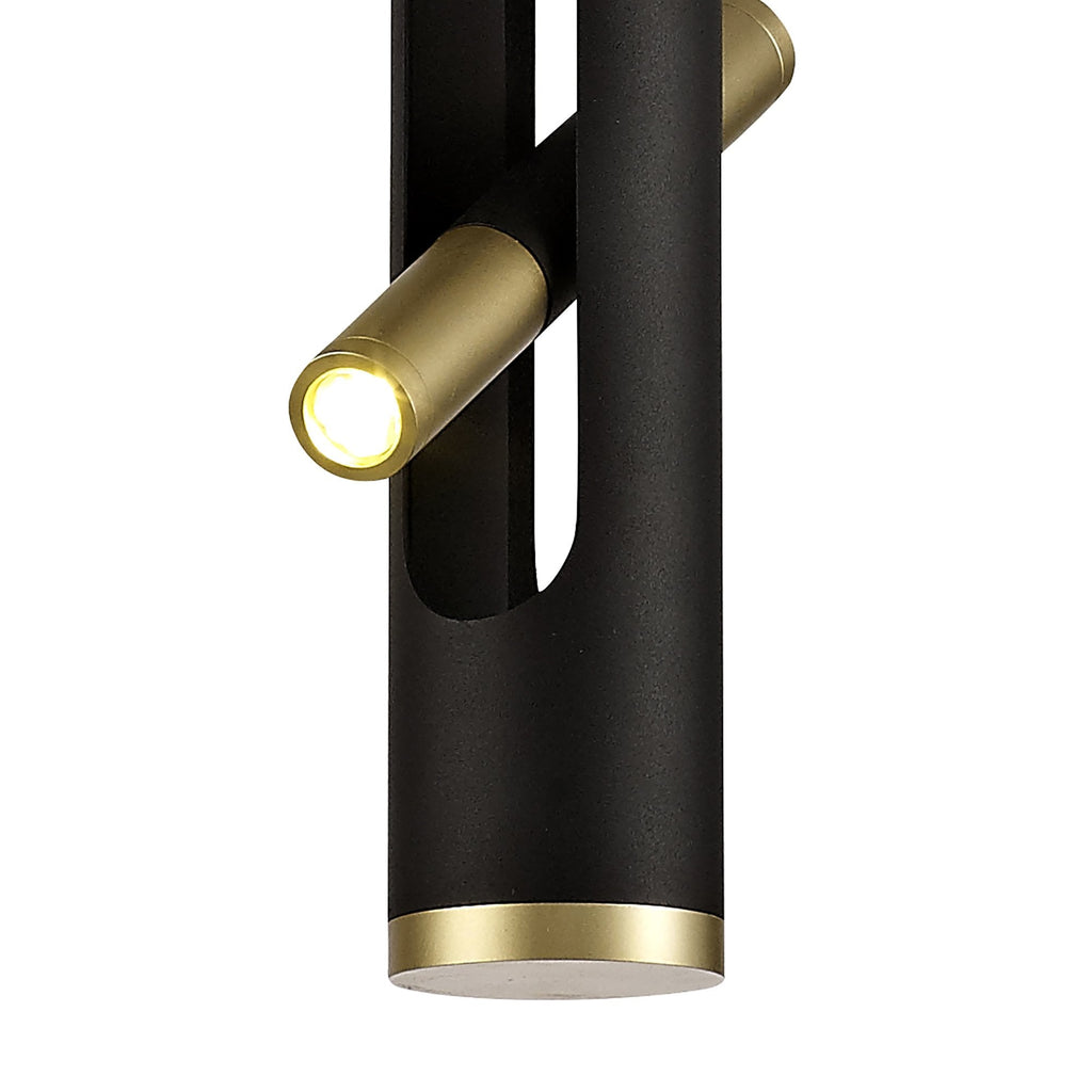 NL76699 Acoza Pendant LED Sand Black/Gold