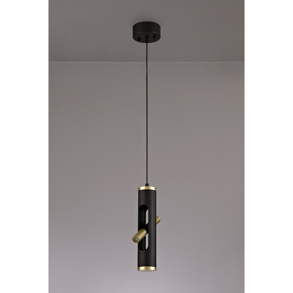 NL76699 Acoza Pendant LED Sand Black/Gold