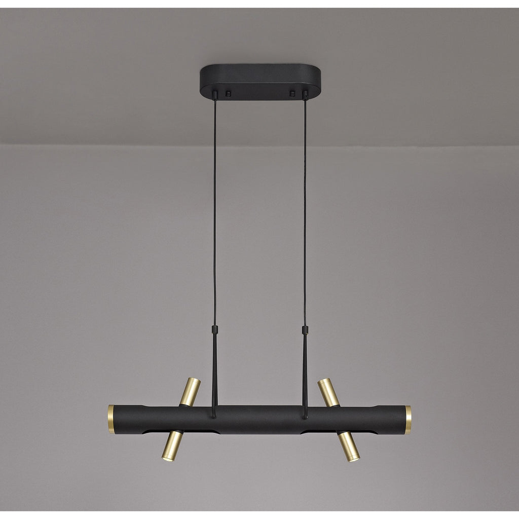 NL76709 Acoza Pendant LED Sand Black/Gold