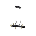 NL76709 Acoza Pendant LED Sand Black/Gold