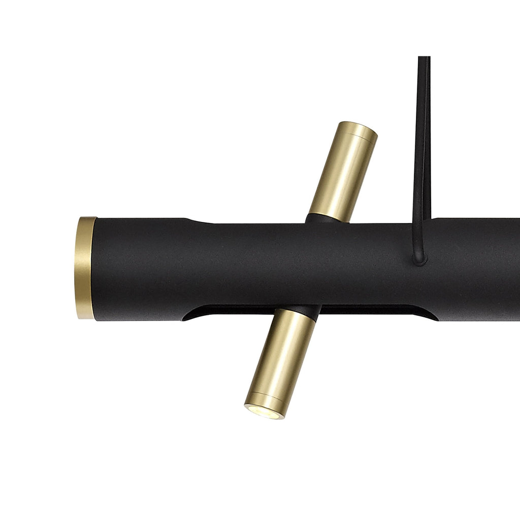 NL76709 Acoza Pendant LED Sand Black/Gold