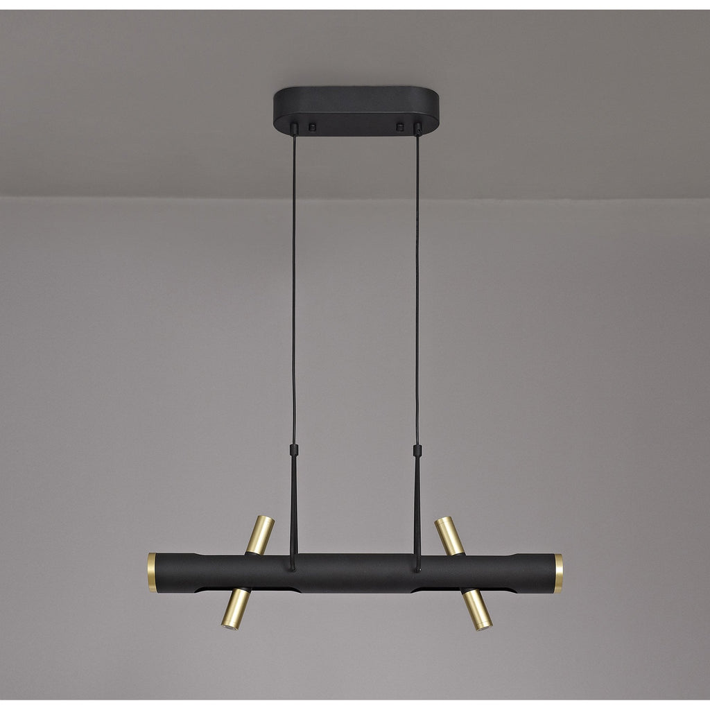 NL76709 Acoza Pendant LED Sand Black/Gold