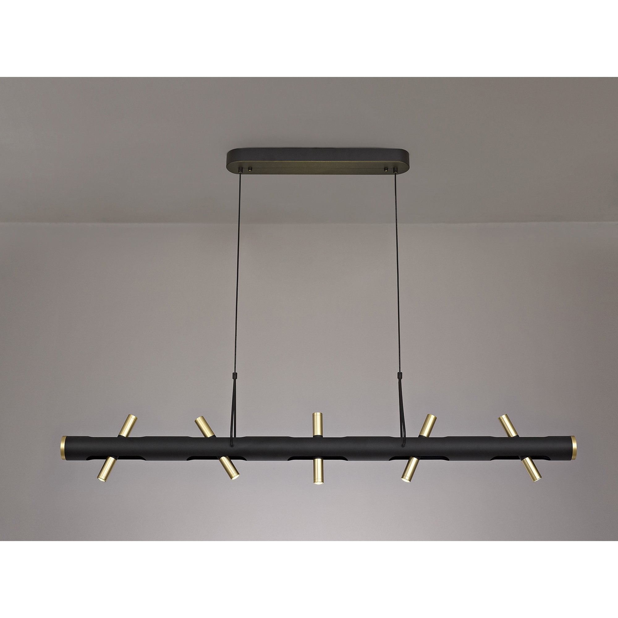 NL76719 Acoza Pendant LED Sand Black/Gold