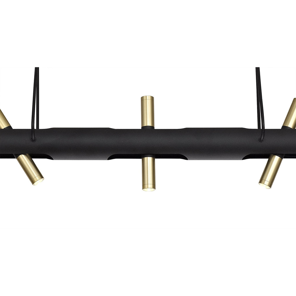 NL76719 Acoza Pendant LED Sand Black/Gold