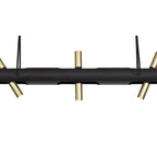 NL76719 Acoza Pendant LED Sand Black/Gold