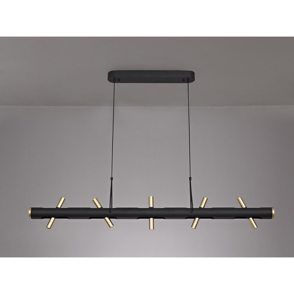 NL76719 Acoza Pendant LED Sand Black/Gold