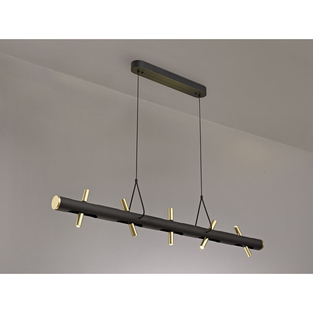 NL76719 Acoza Pendant LED Sand Black/Gold