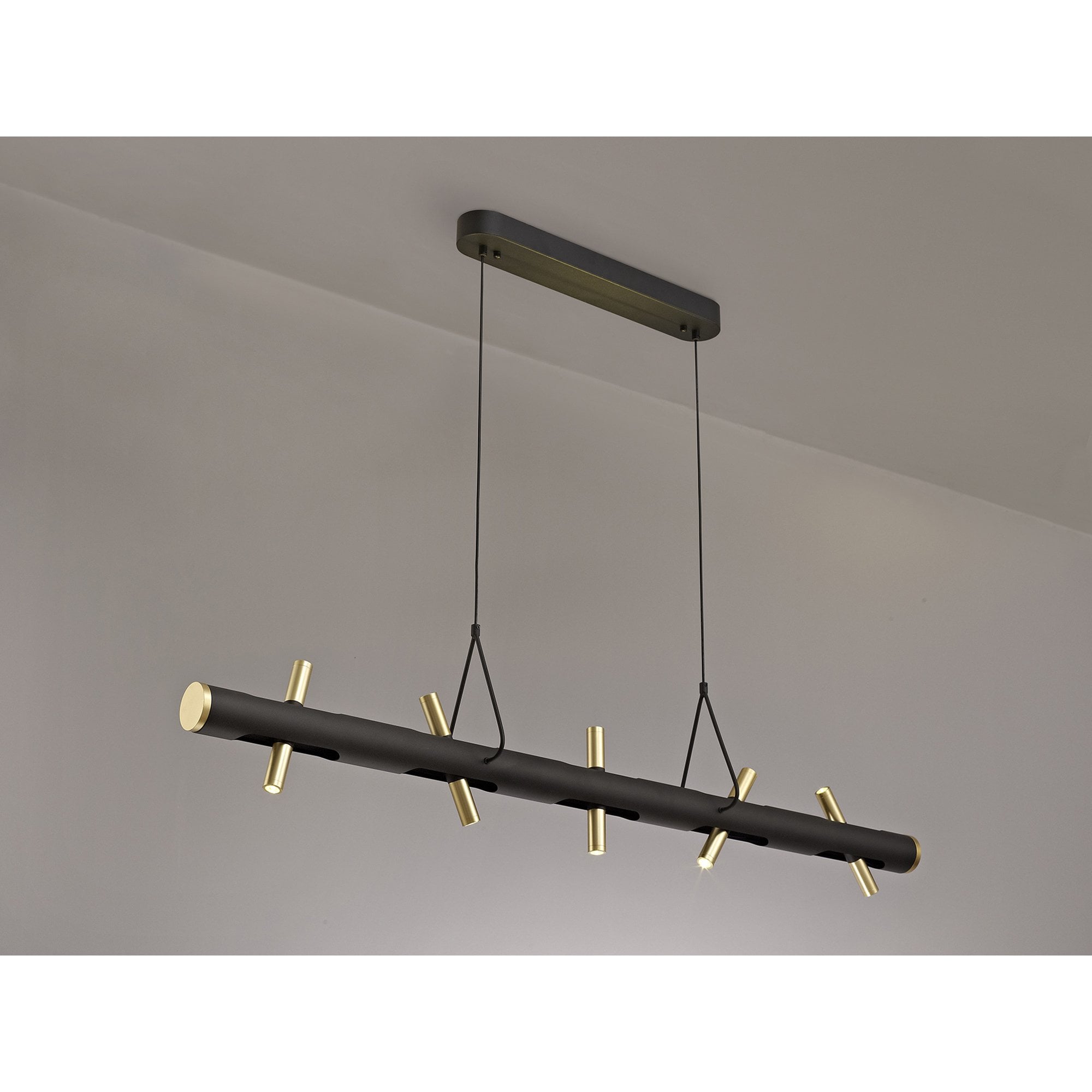 NL76719 Acoza Pendant LED Sand Black/Gold
