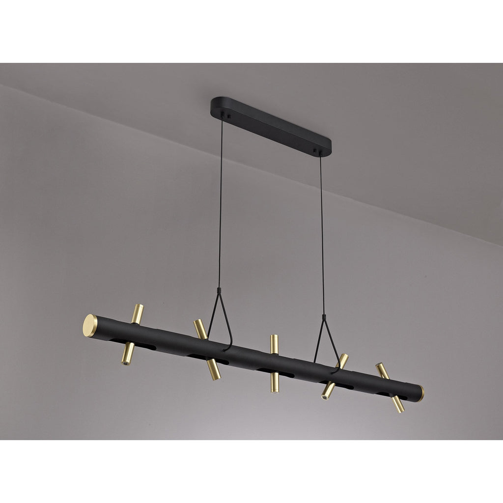 NL76719 Acoza Pendant LED Sand Black/Gold