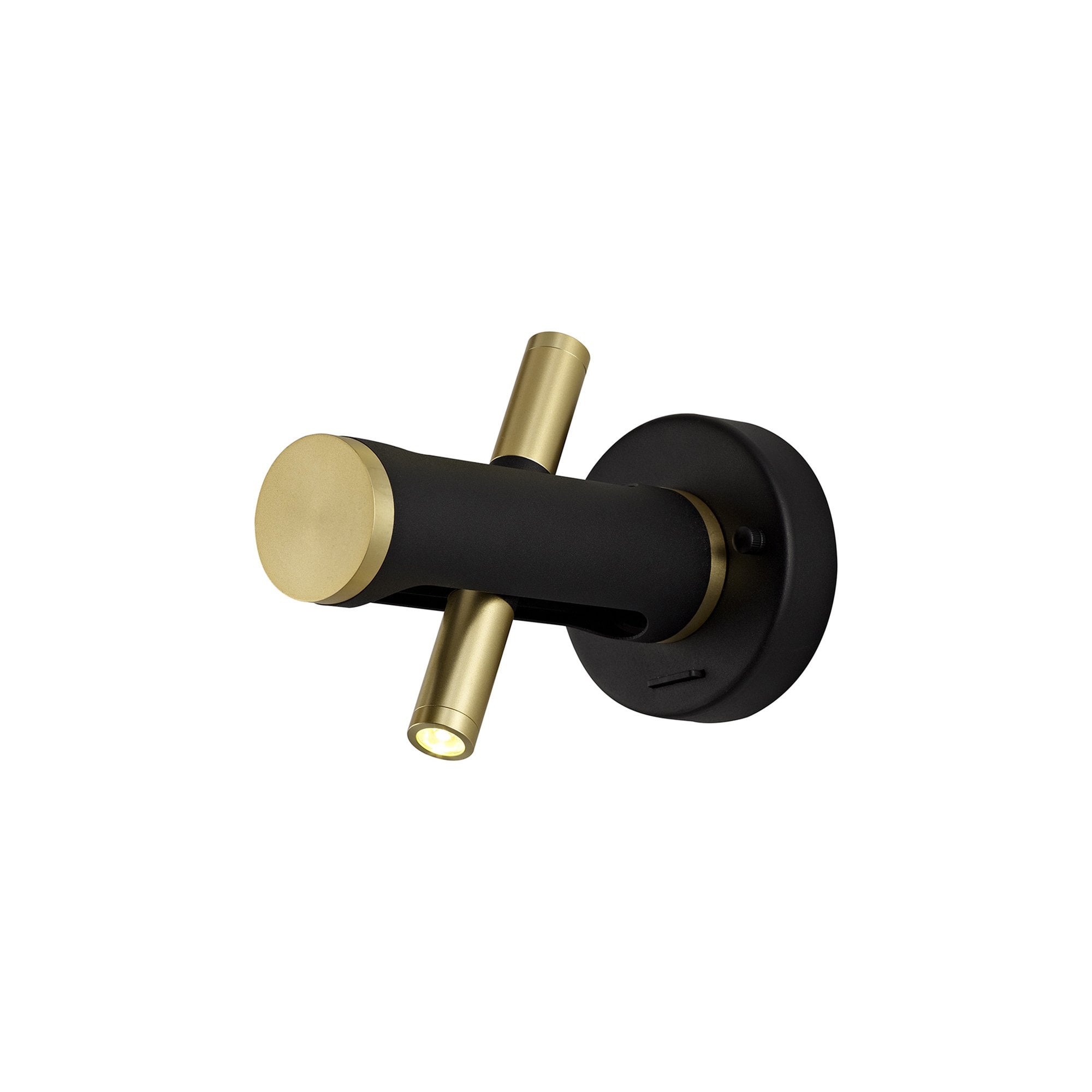 NL76729 Acoza Wall  Light LED Sand Black/Gold