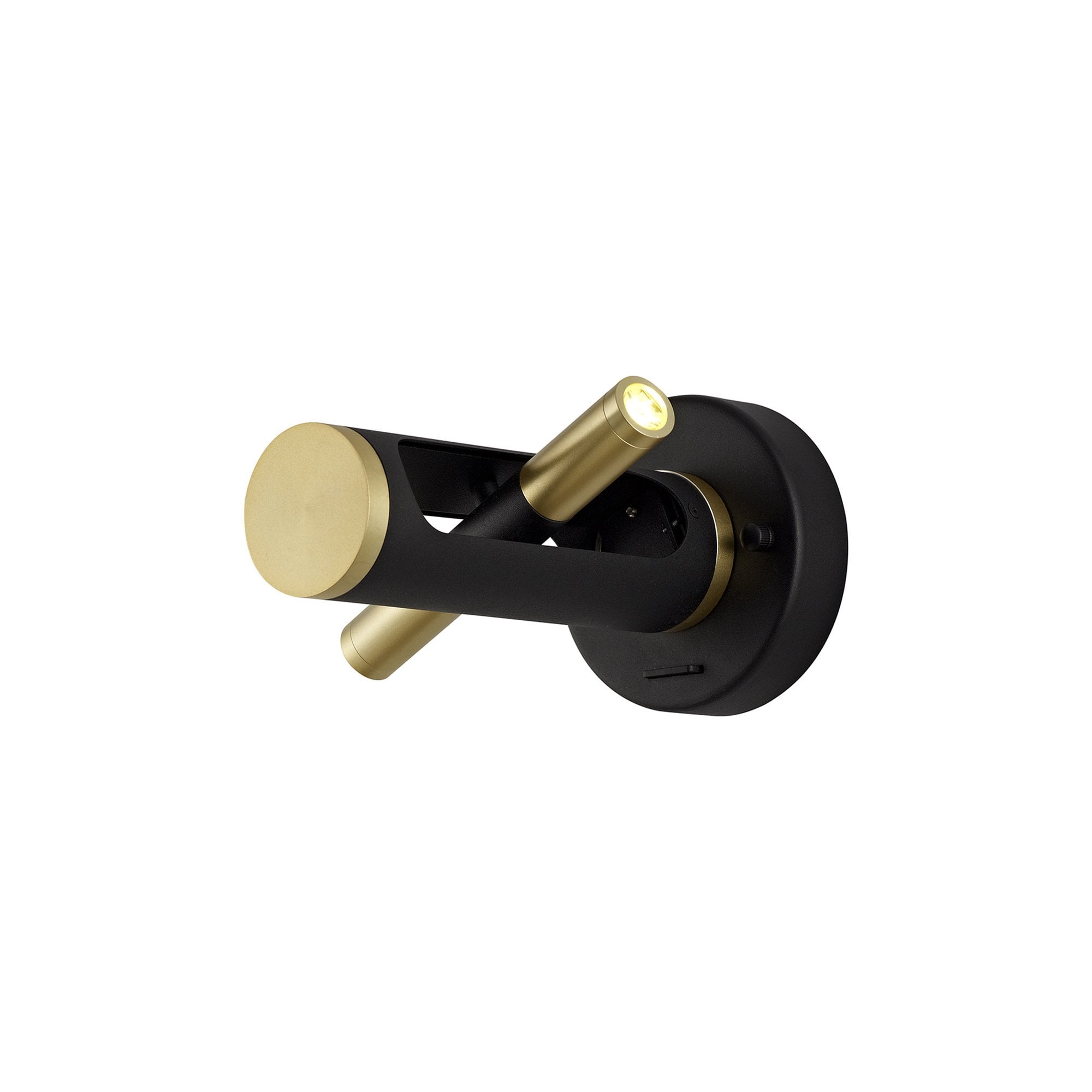 NL76729 Acoza Wall  Light LED Sand Black/Gold