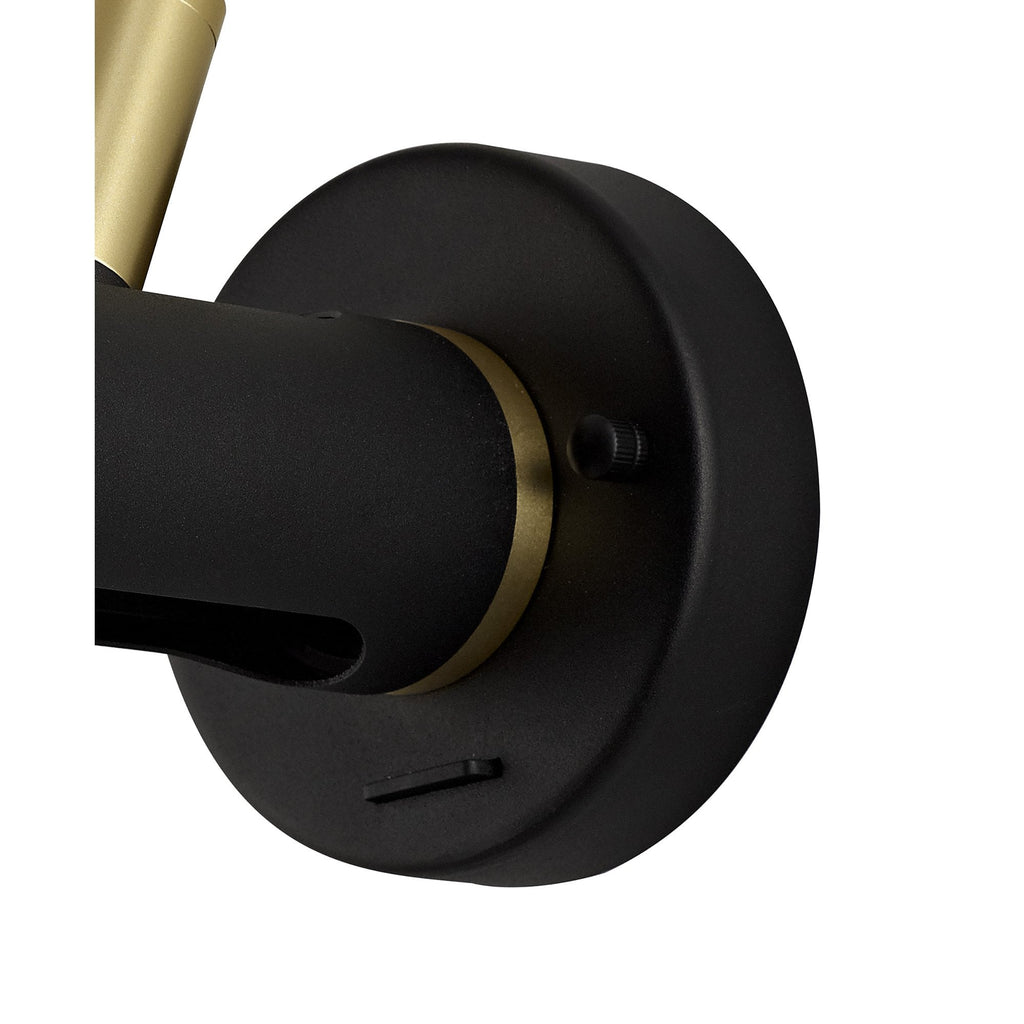 NL76729 Acoza Wall  Light LED Sand Black/Gold