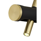 NL76729 Acoza Wall  Light LED Sand Black/Gold