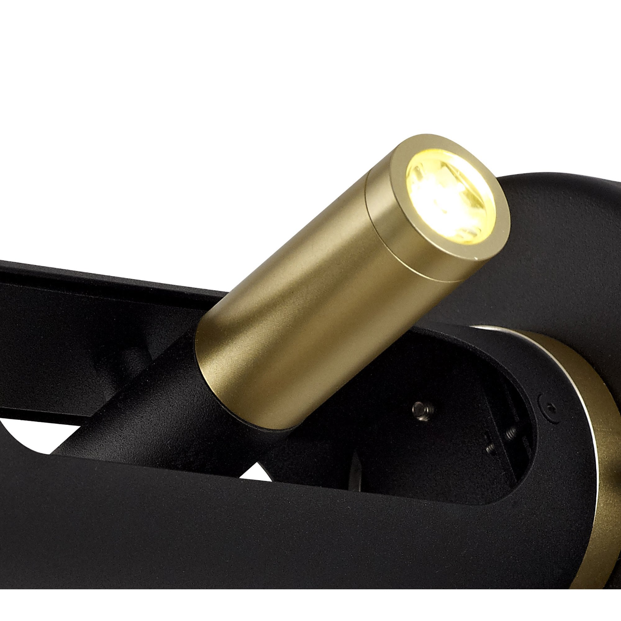 NL76729 Acoza Wall  Light LED Sand Black/Gold