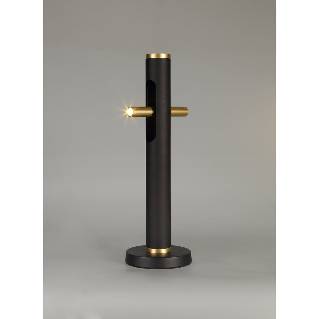 NL76739 Acoza Table Lamp LED Sand Black/Gold