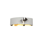 NL73689 Alba Wall Lamp LED Sand White/Polished Chrome