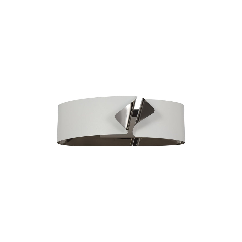 NL73689 Alba Wall Lamp LED Sand White/Polished Chrome