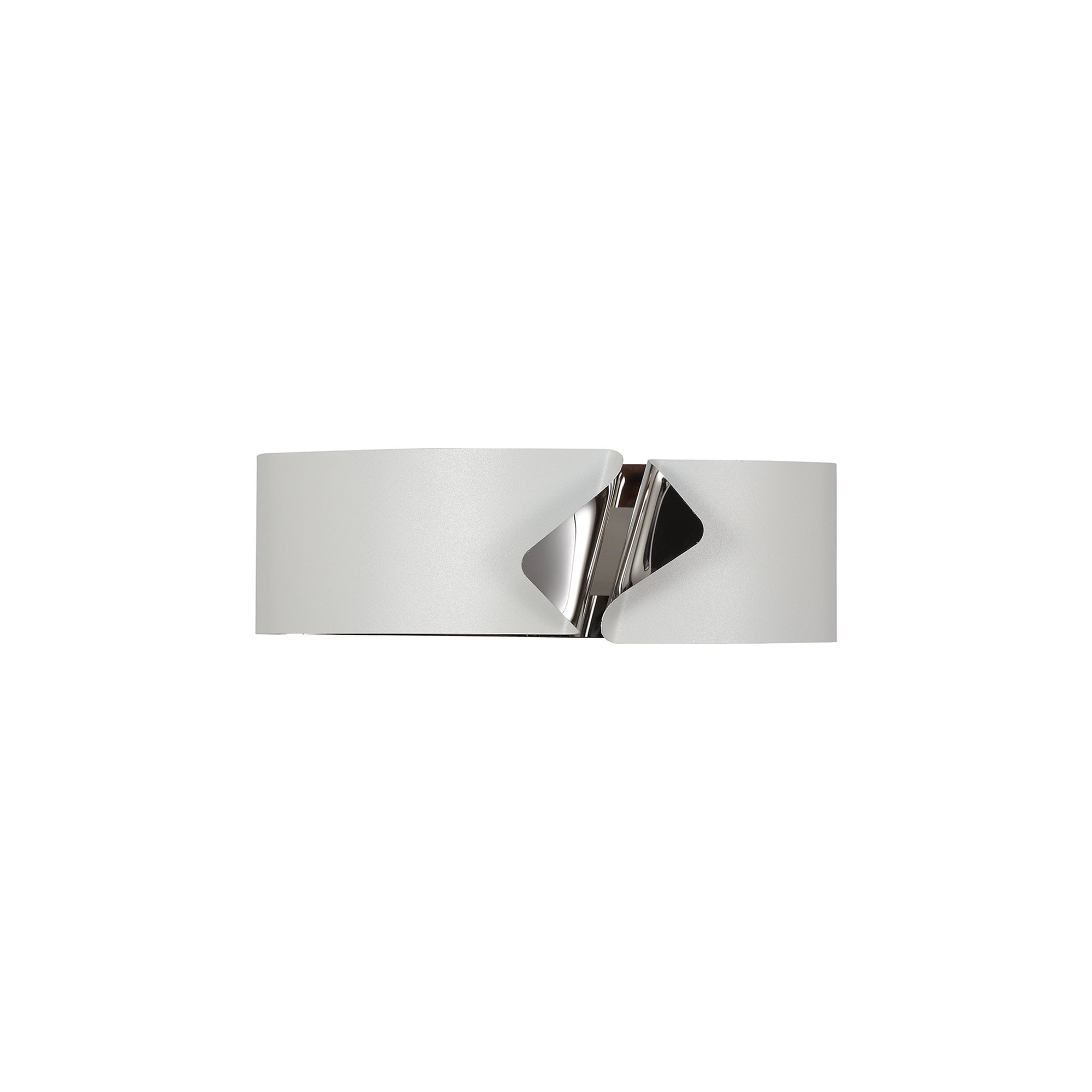 NL73689 Alba Wall Lamp LED Sand White/Polished Chrome