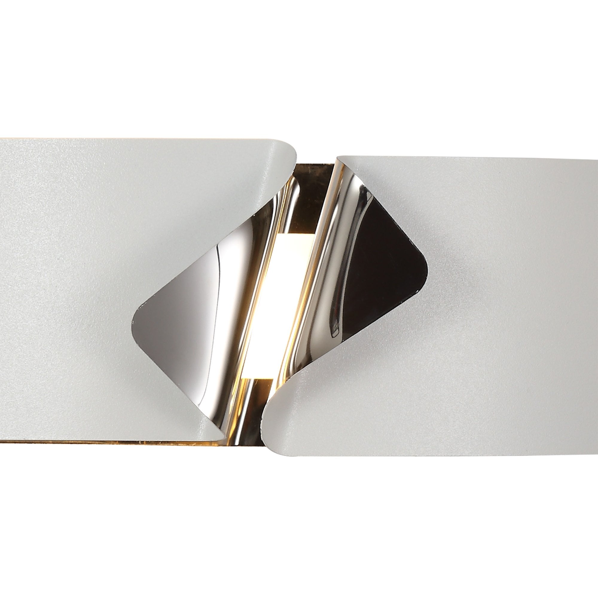 NL73689 Alba Wall Lamp LED Sand White/Polished Chrome