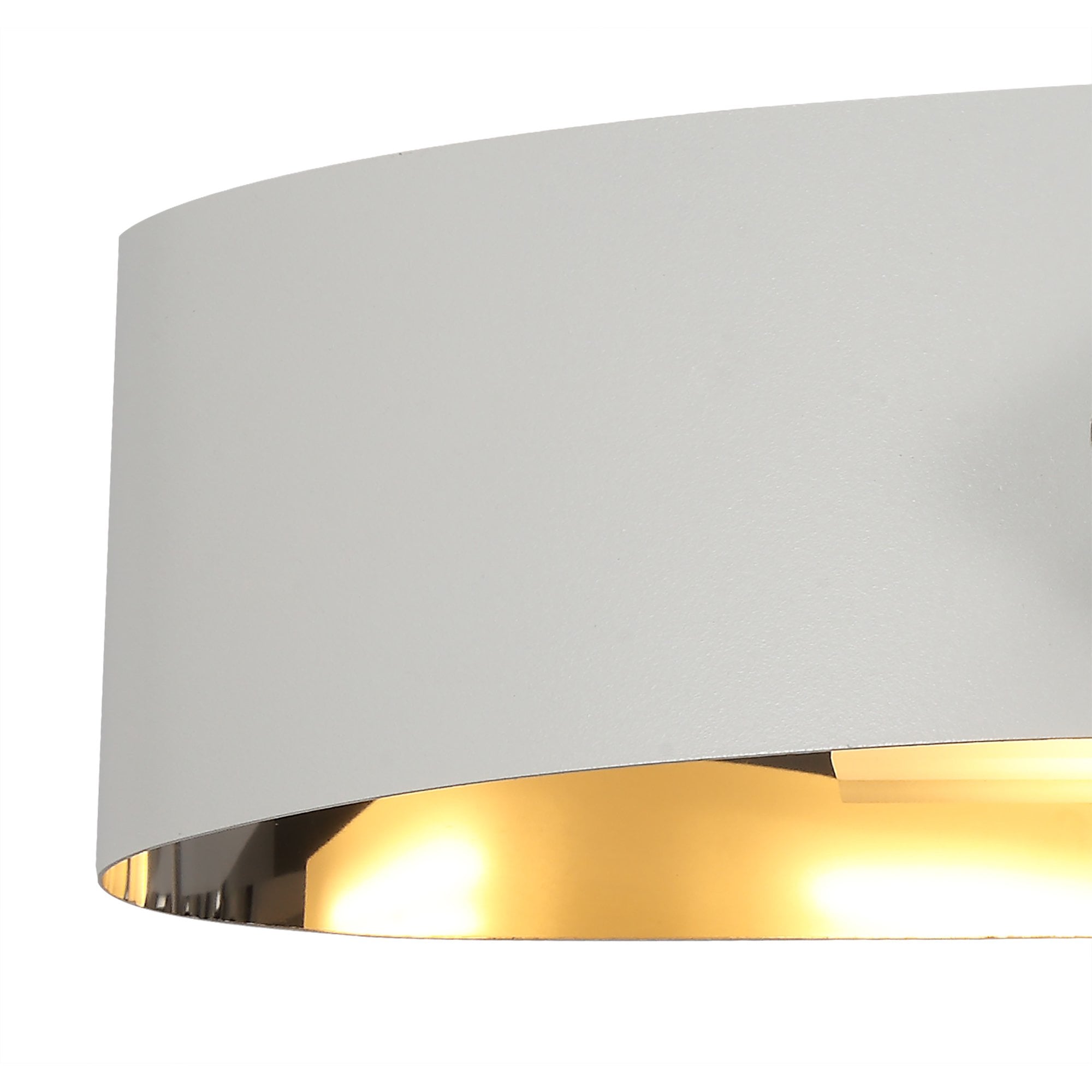 NL73689 Alba Wall Lamp LED Sand White/Polished Chrome