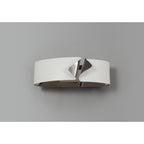 NL73689 Alba Wall Lamp LED Sand White/Polished Chrome