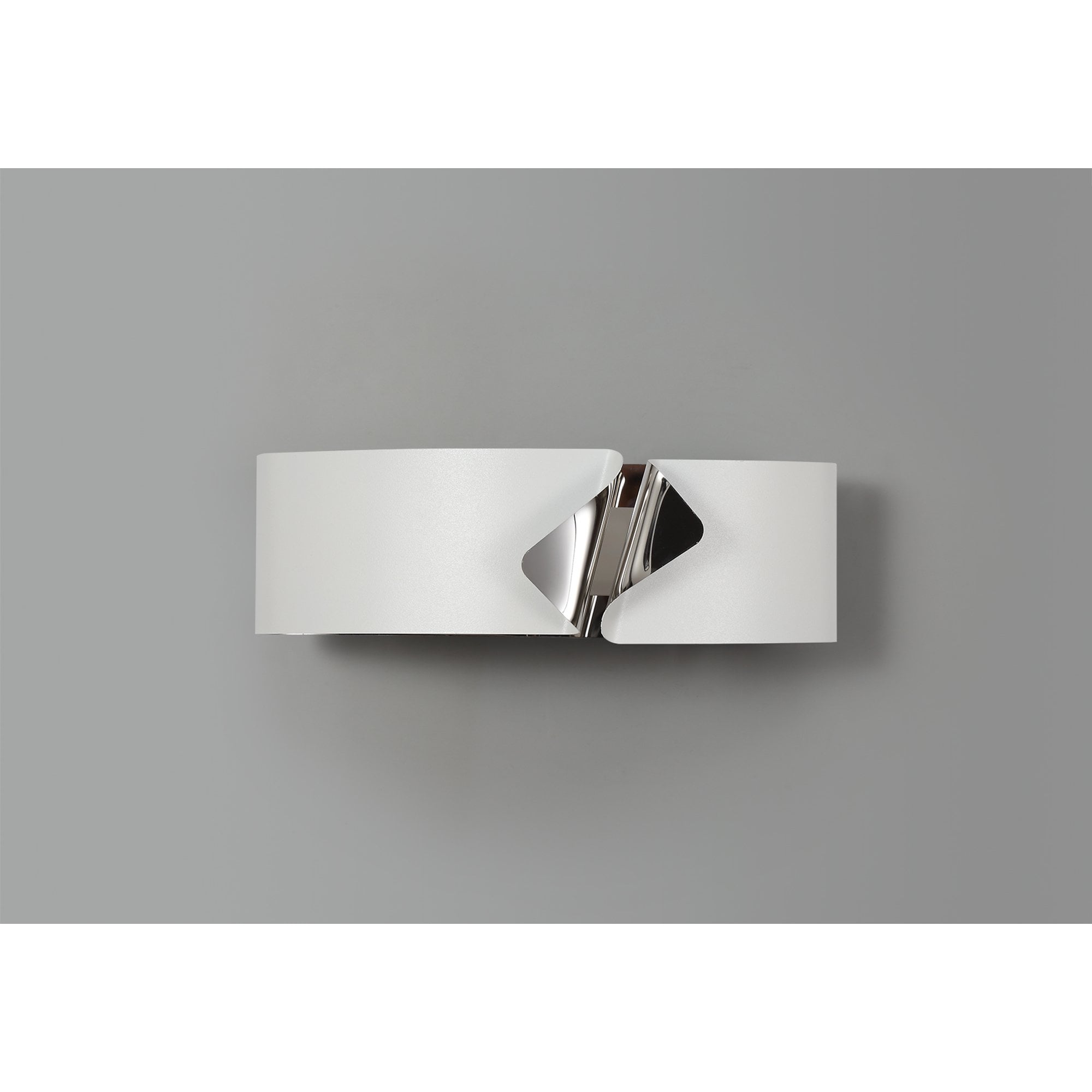 NL73689 Alba Wall Lamp LED Sand White/Polished Chrome