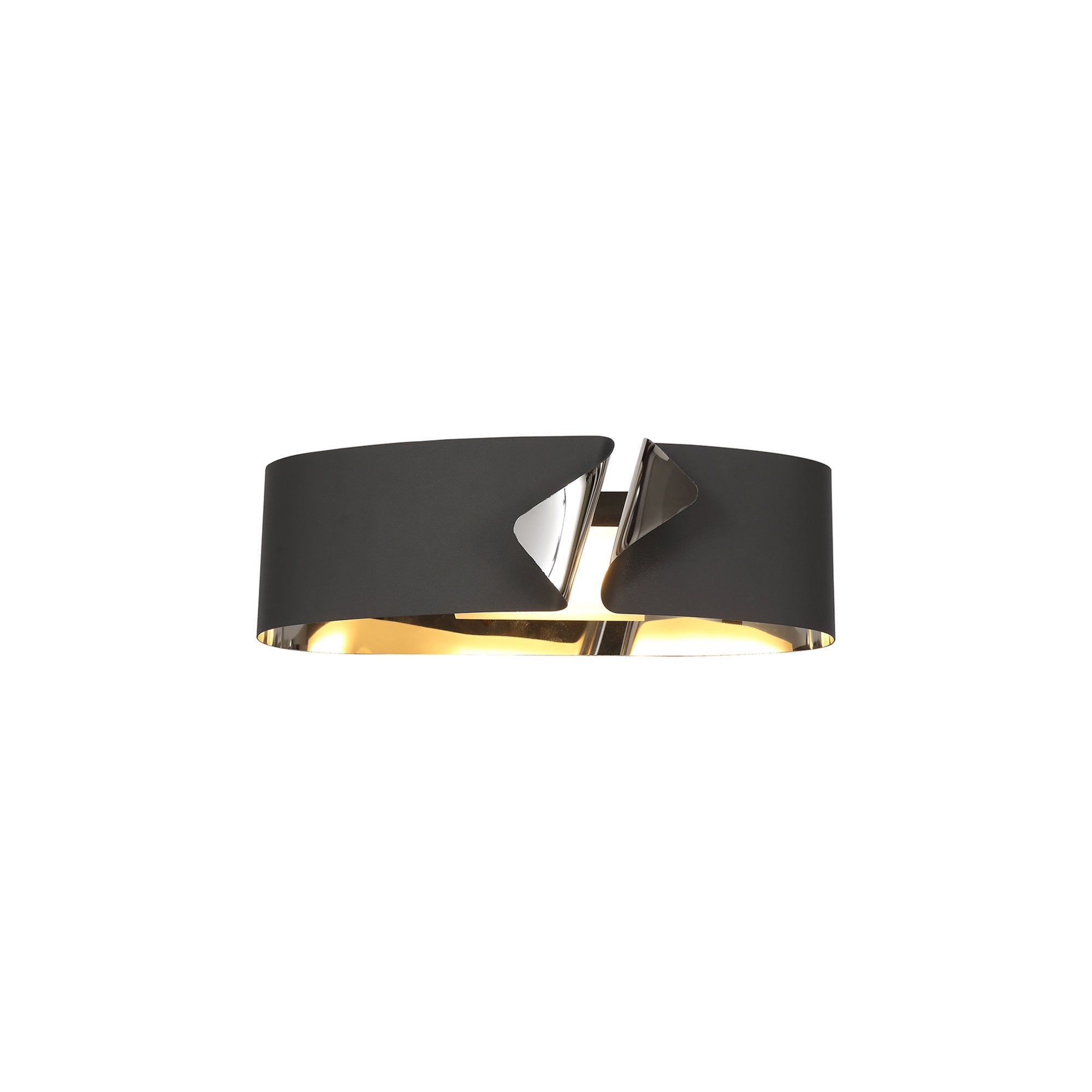 NL73699 Alba Wall Lamp LED Sand Anthracite/Polished Chrome