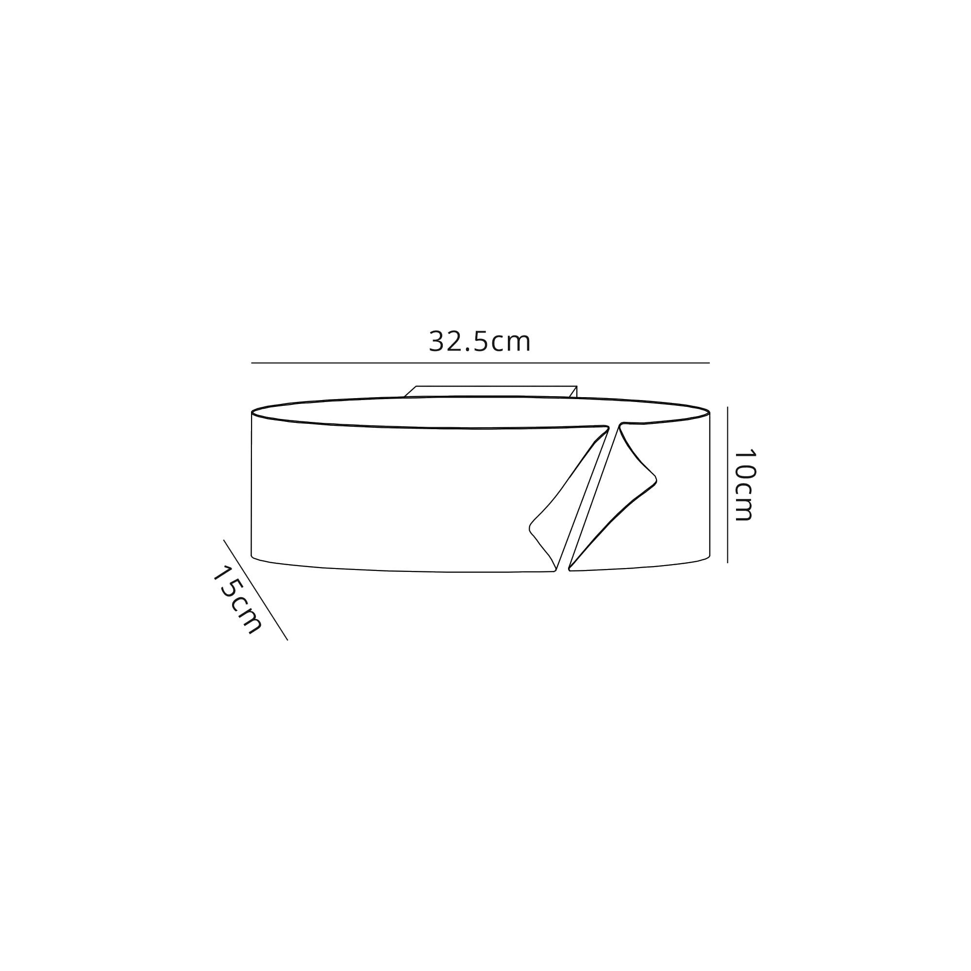 NL73699 Alba Wall Lamp LED Sand Anthracite/Polished Chrome