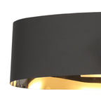 NL73699 Alba Wall Lamp LED Sand Anthracite/Polished Chrome