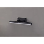 NL82119 Alfie Bathroom LED Wall Lamp Small Adjustable Sand Black