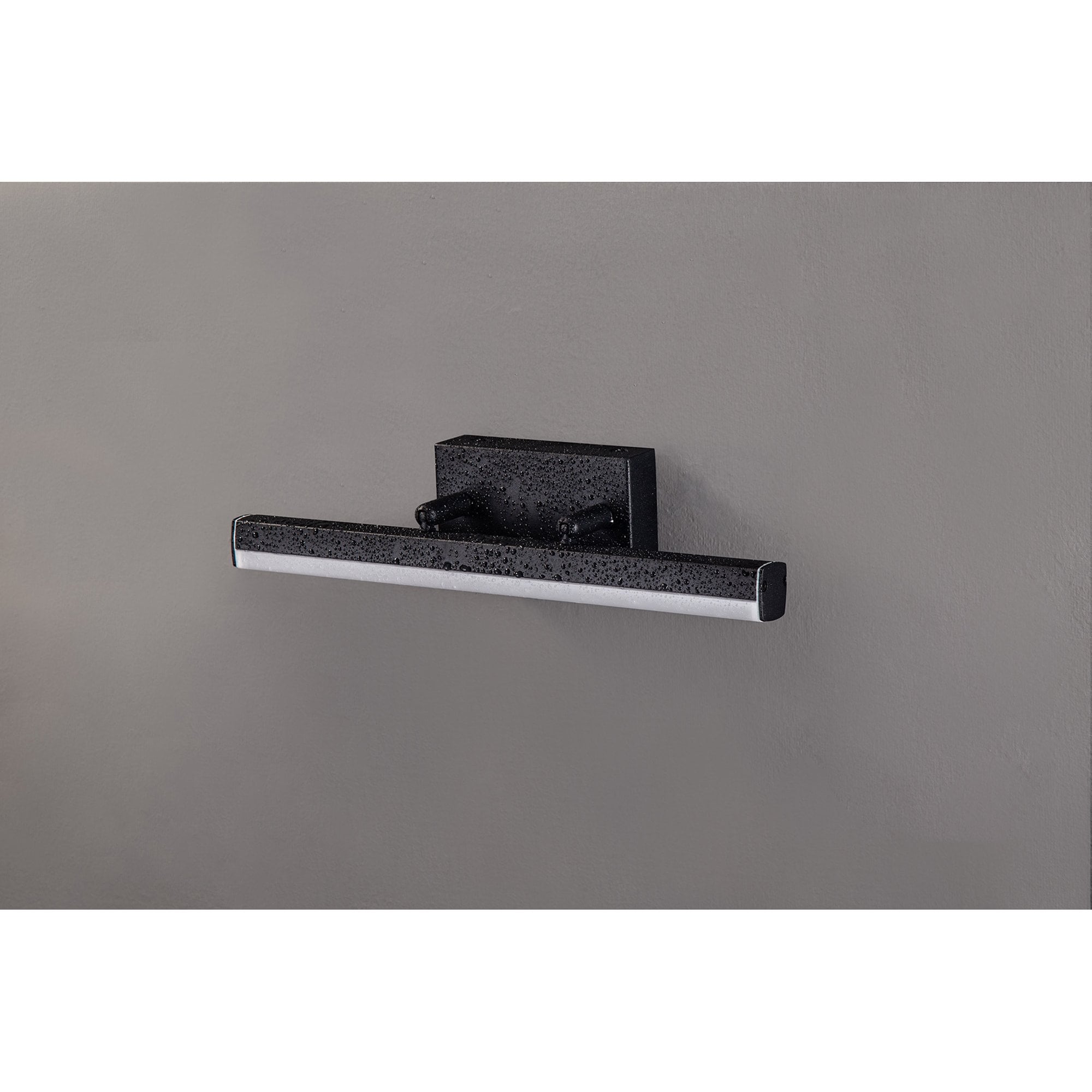 NL82119 Alfie Bathroom LED Wall Lamp Small Adjustable Sand Black