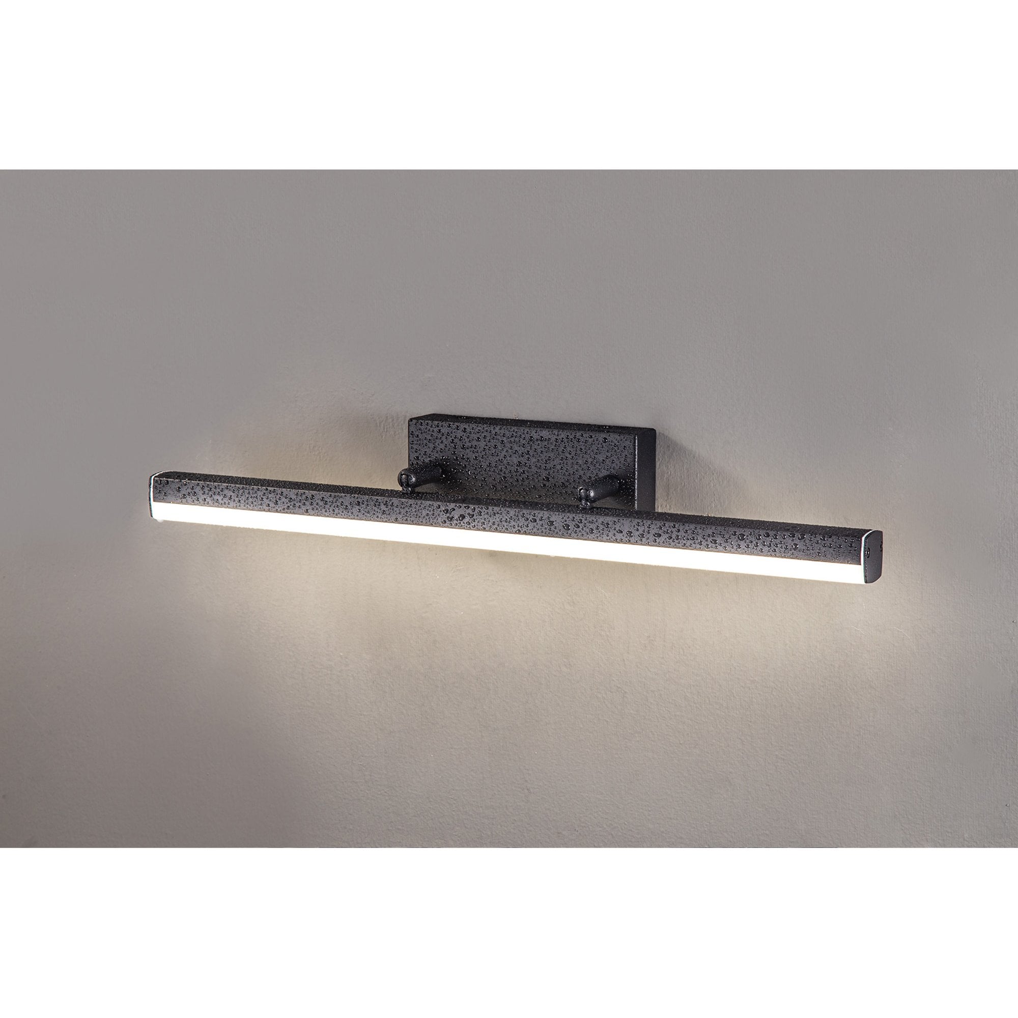 NL82129 Alfie Bathroom LED Wall Lamp Medium Adjustable Sand Black