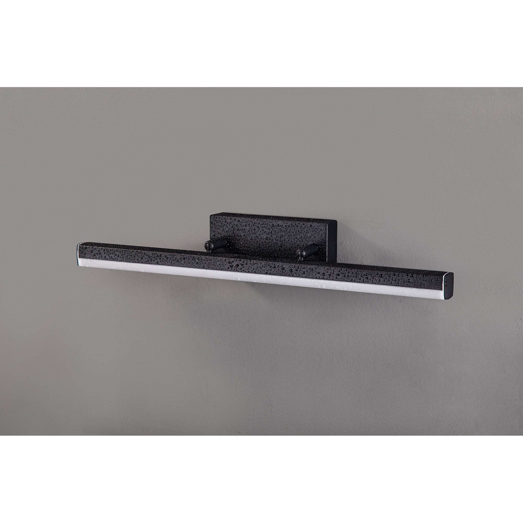 NL82129 Alfie Bathroom LED Wall Lamp Medium Adjustable Sand Black