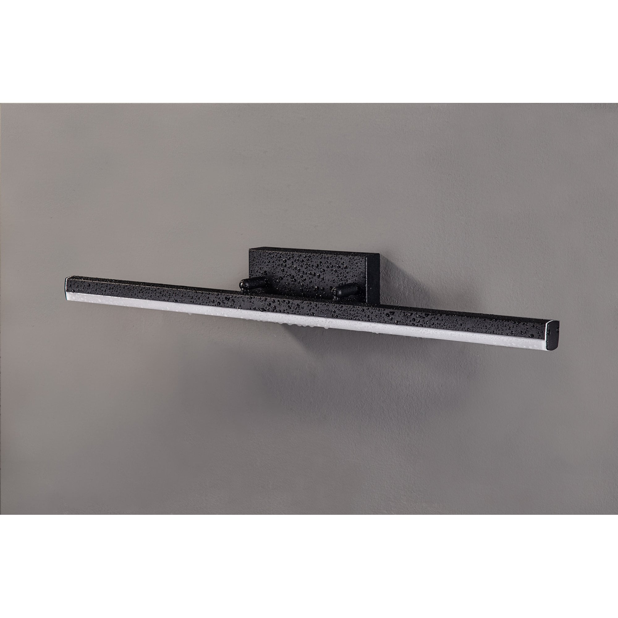 NL82139 Alfie Bathroom LED Wall Lamp Large Adjustable Sand Black