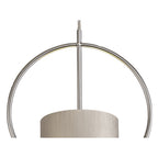 NL74079 Amo Single Pendant Satin Nickel/Polished Chrome