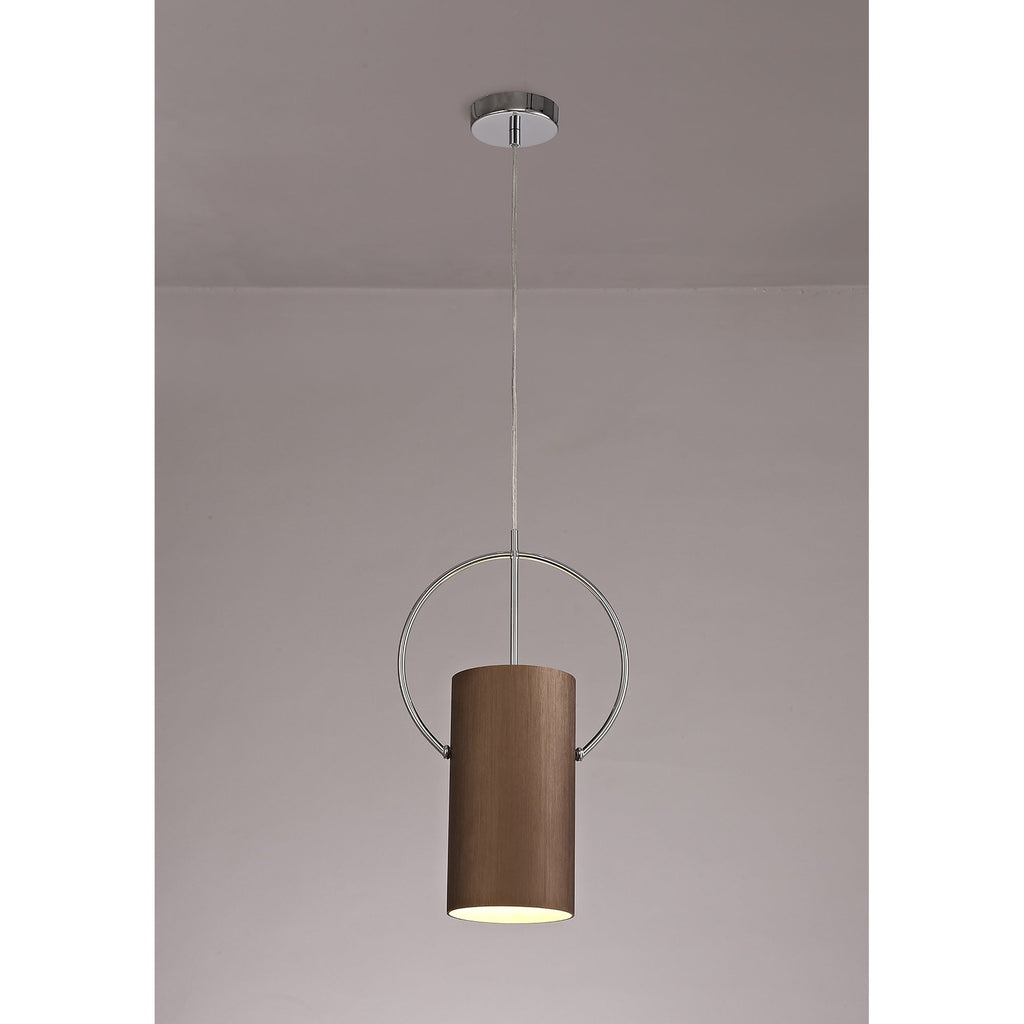 NL74089 Amo Single Pendant Coffee/Polished Chrome