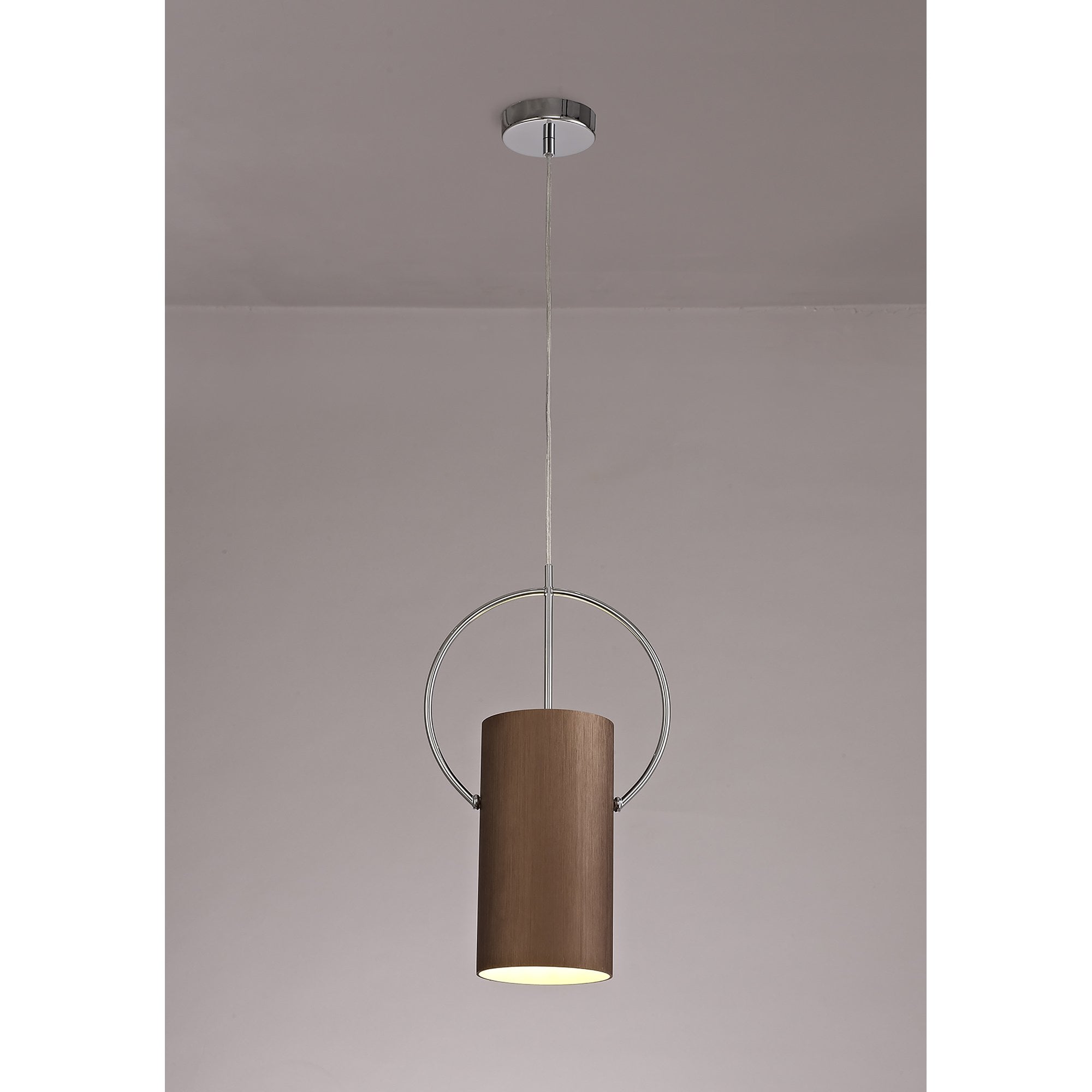 NL74089 Amo Single Pendant Coffee/Polished Chrome