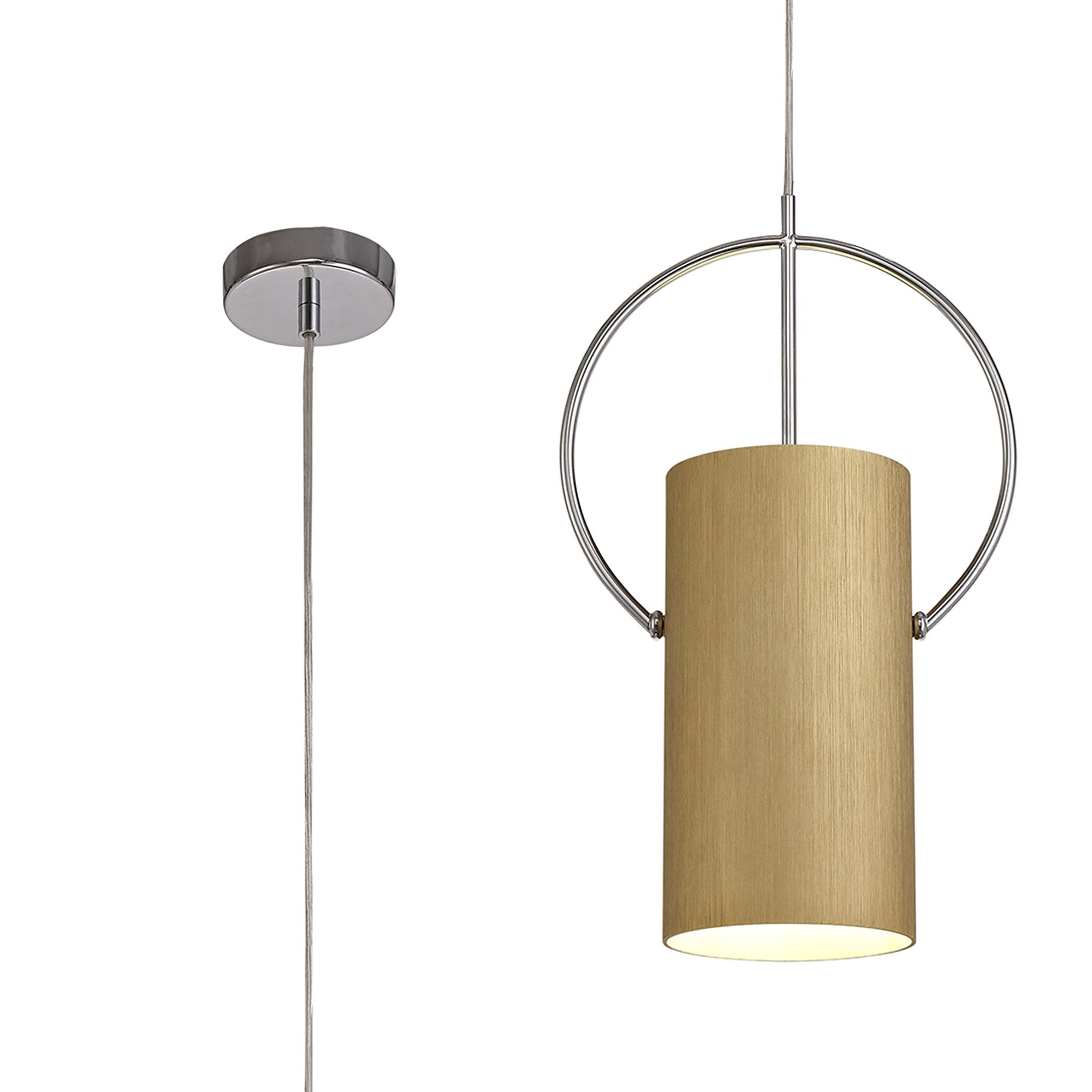 NL74099 Amo Single Pendant Gold/Polished Chrome