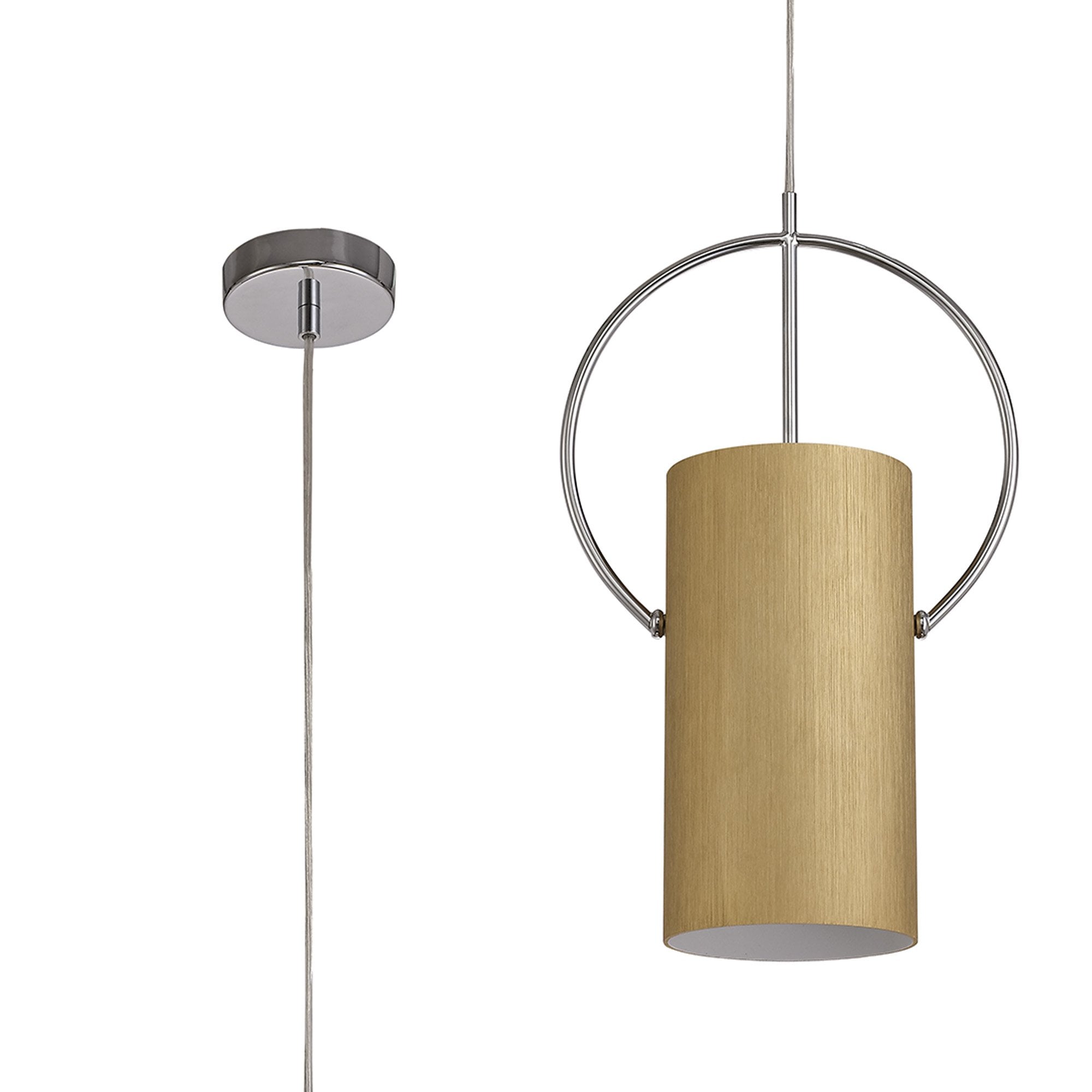 NL74099 Amo Single Pendant Gold/Polished Chrome