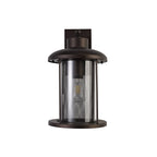 NL74319 Argon Outdoor Extra Large Wall Lamp Antique Bronze/Clear Glass