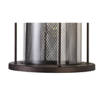 NL74319 Argon Outdoor Extra Large Wall Lamp Antique Bronze/Clear Glass