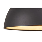NL81989 Ava 50cm Large Pendant Graphite/Satin Nickel
