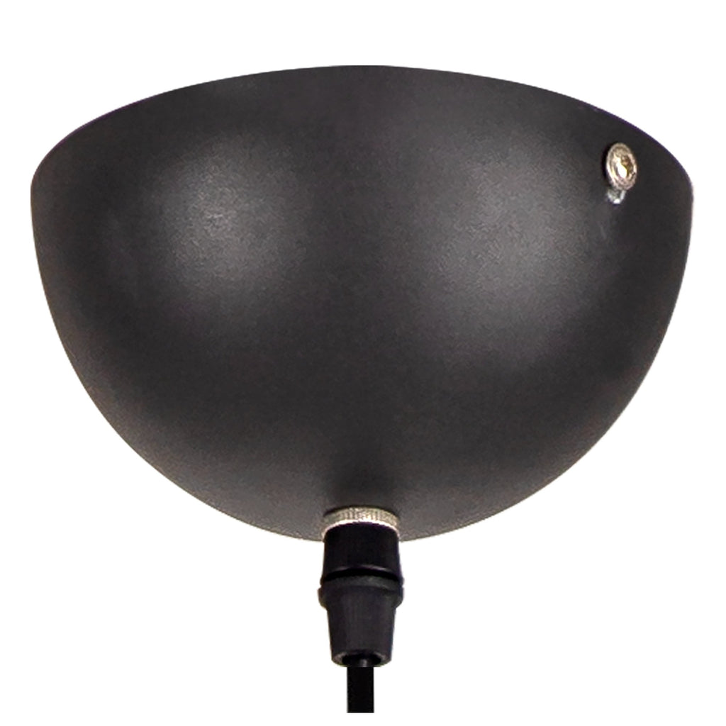 NL81989 Ava 50cm Large Pendant Graphite/Satin Nickel