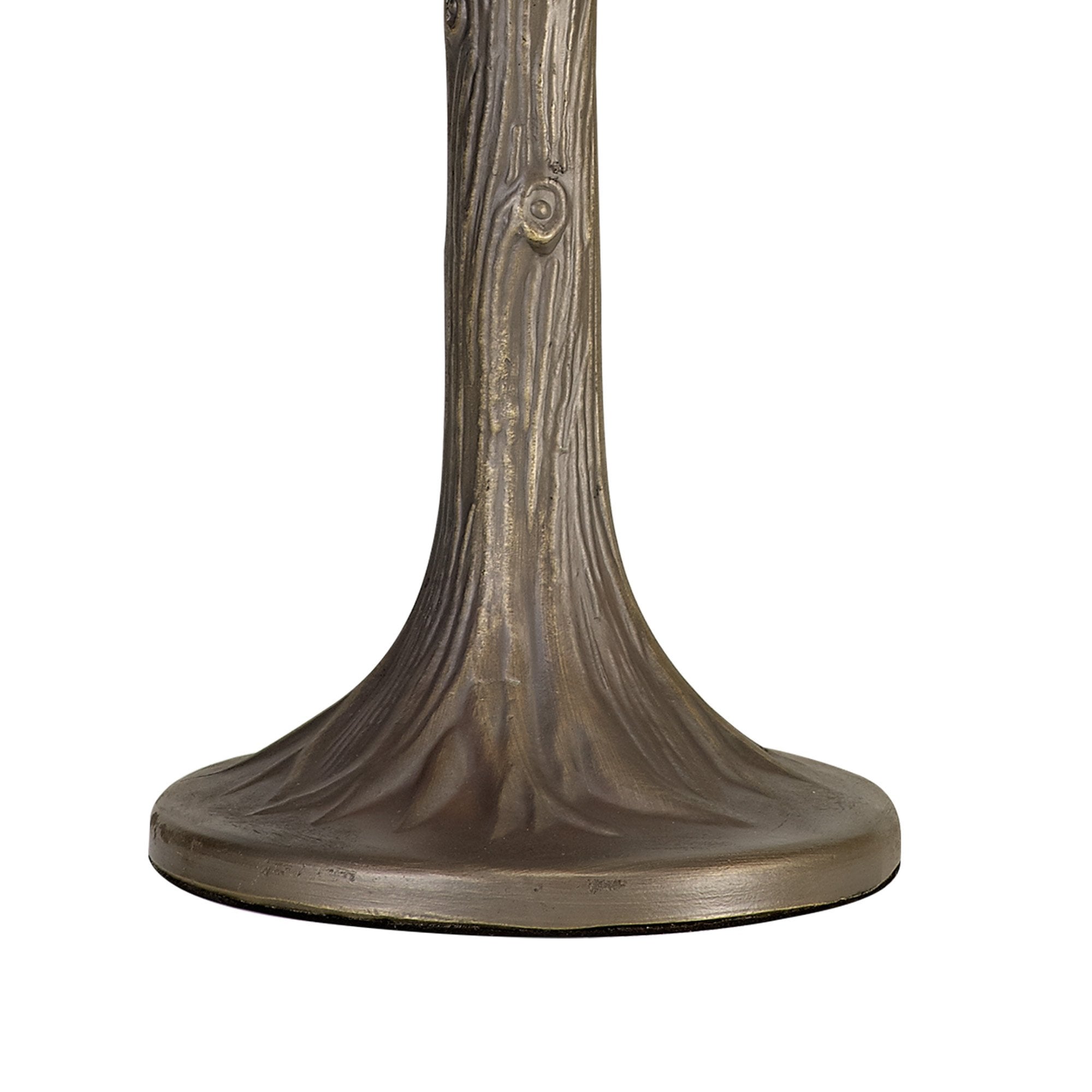 NLK00119 Azure 1 Light Tree Like Table Lamp With 30cm Tiffany Shade White/Grey/Black/Clear Crystal/Aged Antique Brass