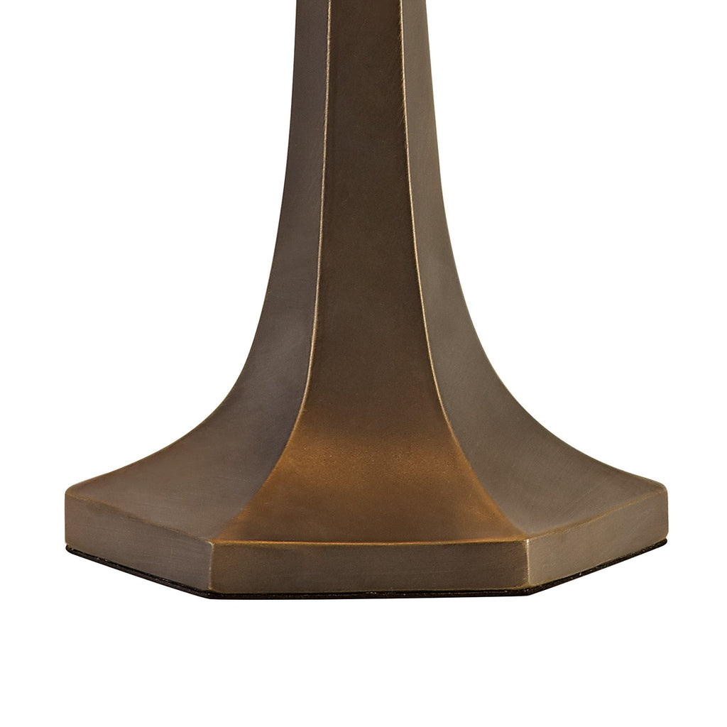NLK00239 Azure 2 Light Octagonal Table Lamp With 40cm Tiffany Shade White/Grey/Black/Clear Crystal/Aged Antique Brass