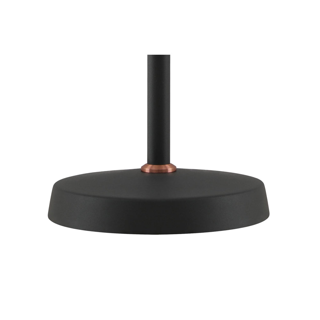 NL77169 Barnie Adjustable Table Lamp 1 Light Sand Black/Copper/White