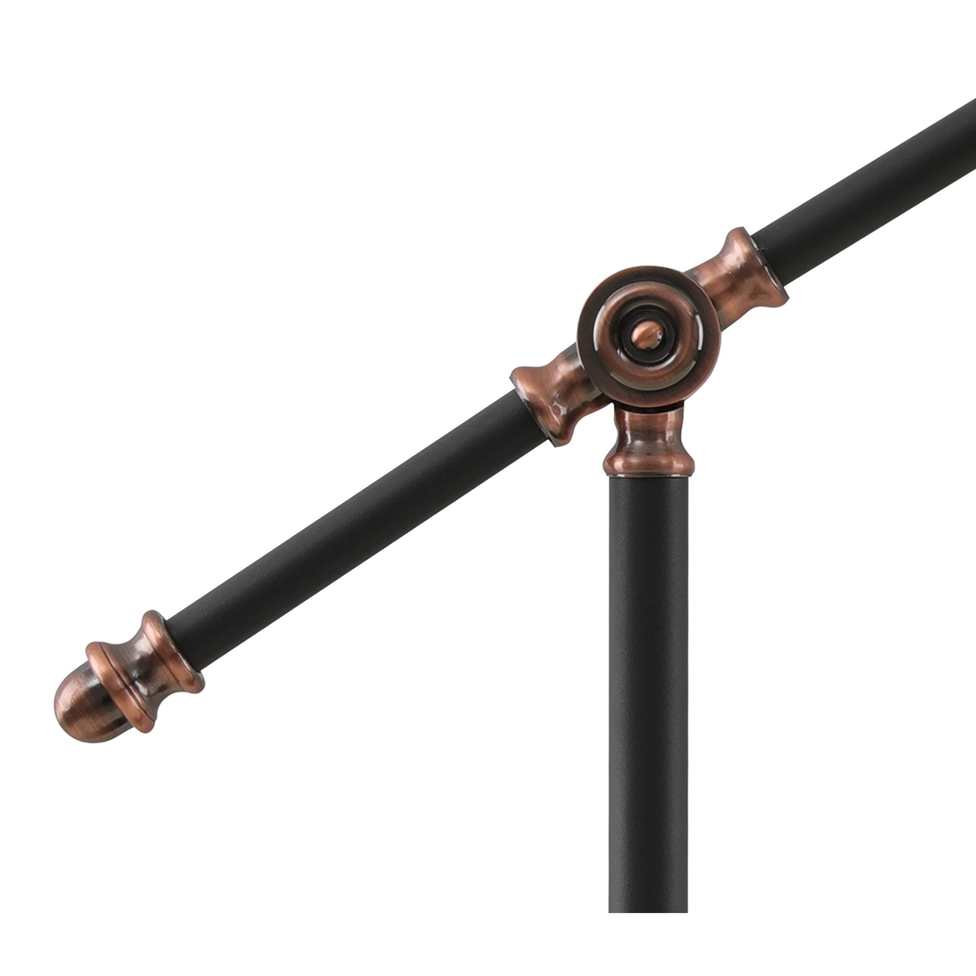 Barnie Adjustable Table  Lamp 1 Light Sand Black/Copper/White